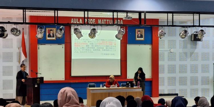 Bedah Genji Monogatari, Sasjep Unhas Datangkan Dosen University of Tsukuba Jepang