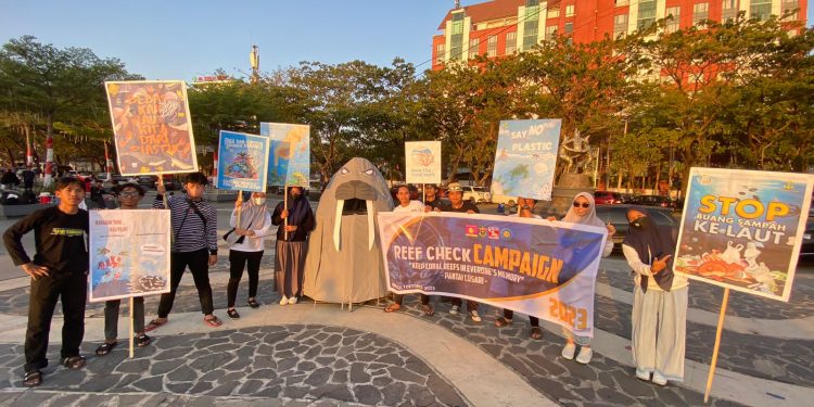 MSDC Unhas Kampanyekan Pelestarian Kehidupan Laut Lewat Reef Check 2023
