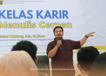Kelas Menulis Cerpen untuk Kesiapan Karier, Unhas Hadirkan Sastrawan Muda Beri Materi