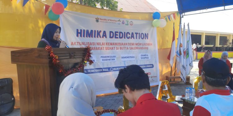 Himika Fkep Unhas Unjuk Dedikasi Melalui Pemeriksaan Kesehatan Gratis di Maros