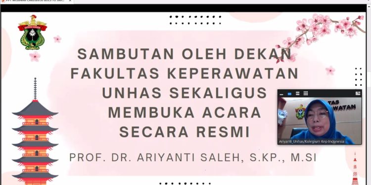 Kolaborasi Fkep Unhas dan Kaikoukai Group Adakan Webinar Berkarir di Luar Negeri