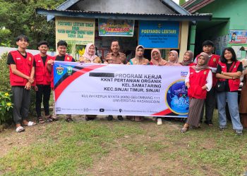 KKNT Pertanian Organik Unhas Kenalkan Tanaman Pencegah Stunting