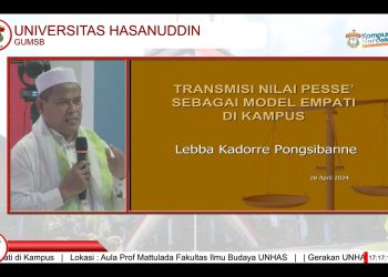 Kegiatan GUMSB Unhas Bahas Implementasi Nilai Pesse dalam Kehidupan Sehari-hari