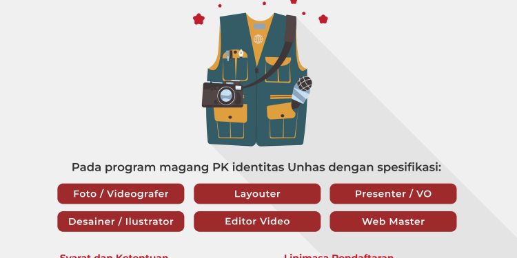 PK identitas Unhas Buka Rekrutmen Reporter bagi Mahasiswa Angkatan 2023