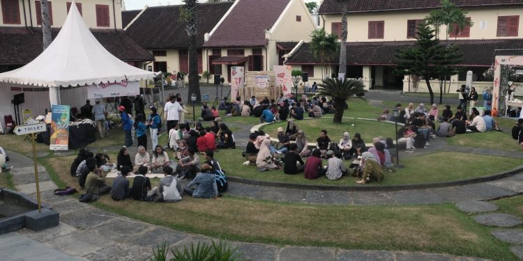 Lingkaran-lingkaran diskusi buku pada MIWF 2024.