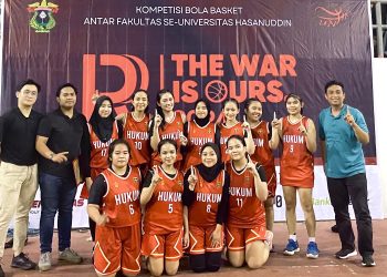 Tim Basket Putri FH Unhas Juara Red Campus 2024