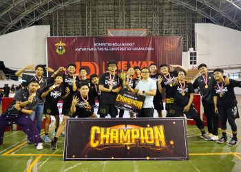 Kalahkan FISIP, Tim Basket FT Unhas Jadi Juara Red Campus 2024
