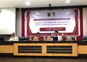 KMP Unhas Hadirkan Role Model Wirausaha Sukses pada Seminar Kewirausahaan