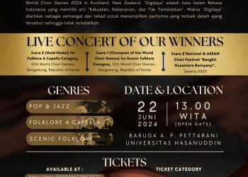 PSM Unhas Bakal Gelar Konser Digdaya Menuju World Choir Games 2024