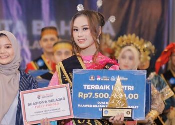 Gabriela Lambert, Duta Bahasa Sulselbar 2024. Foto: Dokumentasi Pribadi