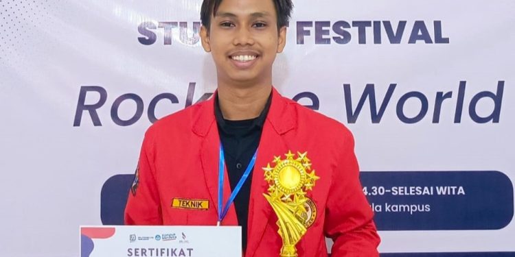 Mahasiswa Departemen Teknik Industri Fakultas Teknik (FT) Universitas Hasanuddin (Unhas), Mursalim. Foto: Dokumentasi Pribadi