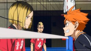 Kenma dari Nekoma (Kiri) dan Hinata dari Karasuno (Kanan).