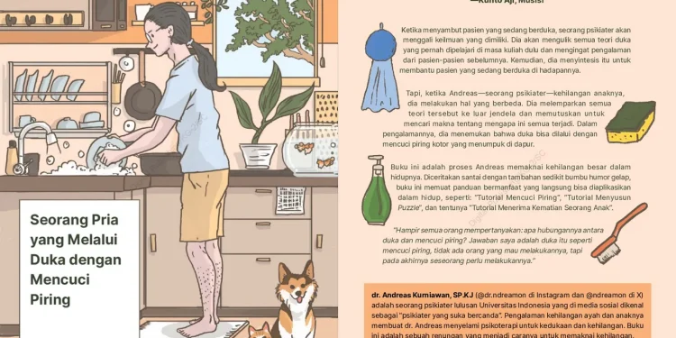 Duka yang Terbilas dalam Busa Sabun Cuci Piring