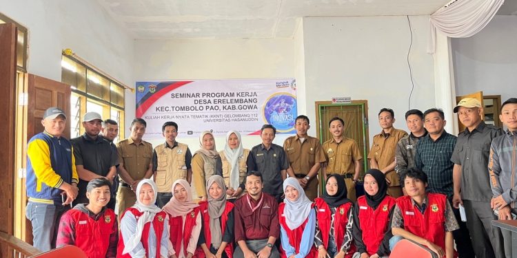 Mahasiswa KKN Inovasi Teknologi Tepat Guna Paparkan Program Kerja di Desa Erelembang