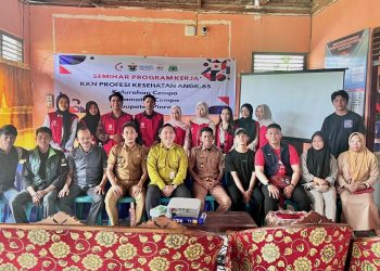 Mahasiswa KKN Profesi Kesehatan Adakan Seminar Program Kerja di Kelurahan Cempa