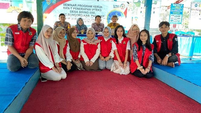 Mahasiswa KKNT Penerapan Ipteks Sukses Gelar Seminar Program Kerja di Pangkep