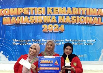 Tim Mahasiswa Unhas Sabet Juara 1 Karya Tulis Ilmiah Bidang Diplomasi Kemaritiman