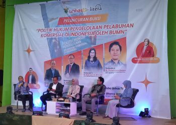 Unhas TV Gelar Peluncuran dan Bedah Buku Politik Hukum Pelabuhan Komersial Indonesia