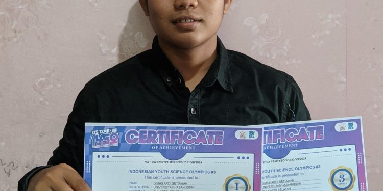 Mahasiswa Sastra Arab Unhas Juara 1 Indonesian Youth Science Olympics (YSO) 2024