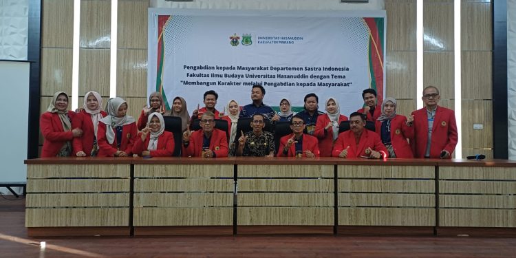 Departemen Sastra Indonesia Unhas Adakan Pengabdian Bersama Dikbud Pinrang