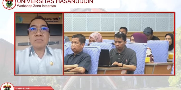 Pastikan Birokrasi Bersih, Unhas Adakan Workshop Terkait Zona Integritas