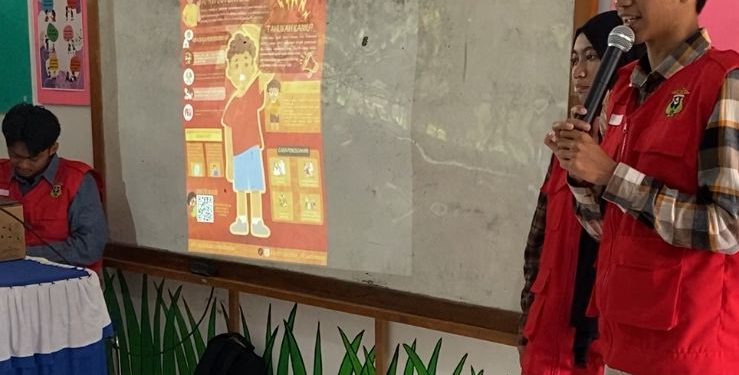 Mahasiswa KKN Unhas Desa Timusu Adakan Sosialisasi Infografis Mengenai Stunting