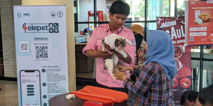 Prodi Kedokteran Hewan Unhas Lakukan Pemeriksaan dan Vaksinasi Rabies Gratis