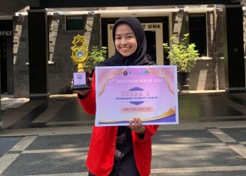 Mahasiswa Fakultas Kedokteran Gigi, Yusrawati Saputri Peraih Juara 2 Lomba Musabaqah Tilawatil Qur'an Dentition 2024. Foto: Dokumentasi Pribadi