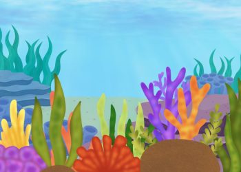 Ilustrasi Terumbu Karang. Desai: IDENTITAS/Nur Muthmainah