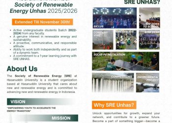 SRE Unhas Adakan Open Recruitment Anggota Baru