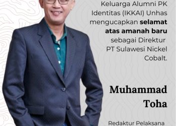 Ucapan Selamat Atas Jabatan Baru oleh Kakanda Muhammad Toha