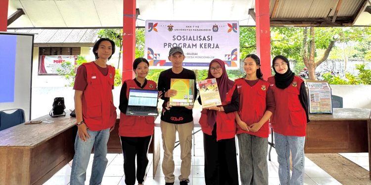 Dukung Pengembangan Literasi, Mahasiswa KKN-T Unhas Luncurkan Program Optimalisasi Perpustakaan