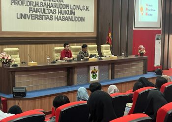 Mahasiswa FH Unhas Dibekali Pemahaman Metode Penelitian Hukum Melalui Kuliah Umum