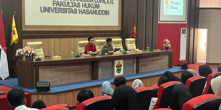 Mahasiswa FH Unhas Dibekali Pemahaman Metode Penelitian Hukum Melalui Kuliah Umum