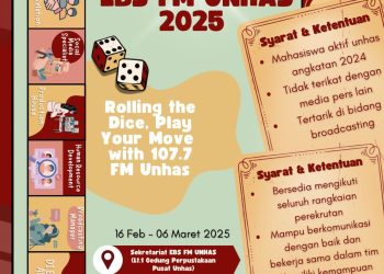 EBS FM Unhas Buka Open Recruitment Bagi Mahasiswa Angkatan 2024