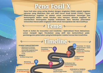 PENA FOSIL X Wadahi Inovasi dan Kreativitas Mahasiswa Baru Fapet Unhas