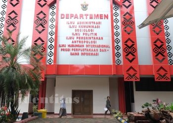 Gedung Dekanat FISIP Unhas. Foto: IDENTITAS/AWI