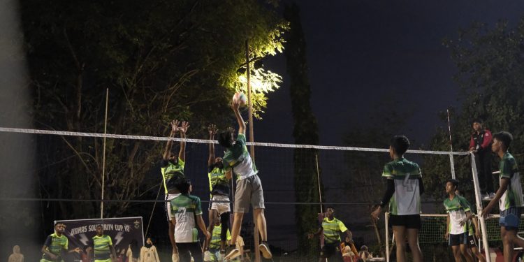 UKM Bola Voli Unhas Kembali Gelar Unhas Solidarity Cup