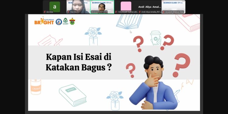 UKM KPI Unhas Adakan Science Class Penulisan Esai Virtual