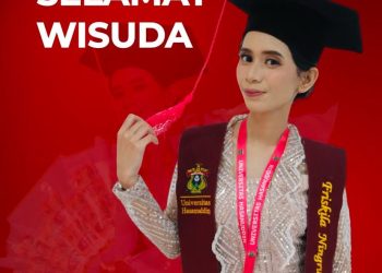 Ucapan Selamat Wisuda untuk Bendahara PK identitas Unhas 2023