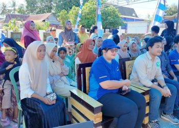 Suasana kegiatan JALA Fair di pekarangan Desa Laikang, Minggu (06/07). Foto : IDENTITAS/Adrian