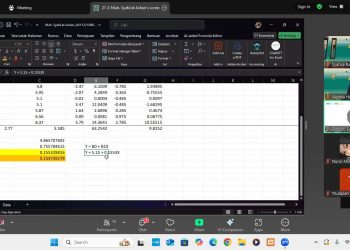 KSEi FOSEI Unhas Gelar RSC Kupas Teknik Analisis Regresi Sederhana lewat Excel
