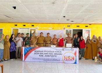 Dukung Budaya Baca, KKN-T Unhas Luncurkan Program Literasi di Kelurahan Balang Jeneponto