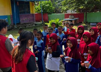 Edukasi Kesehatan Gigi, KKN-PK Unhas Berikan Penyuluhan Sikat Gigi kepada Anak Sekolah