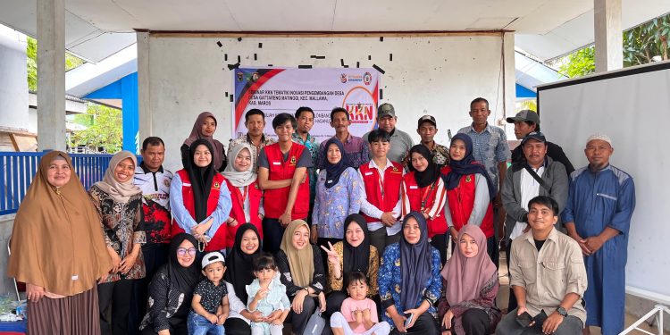 Paparkan Program Kerja, Mahasiswa KKN Unhas akan Buat Website Desa Gattareng Matinggi