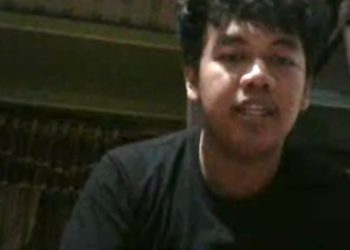 Muh. Chakrawala Jusuf Habibie saat berbagi pengalaman dalam Sharing Session Beasiswa Story yang diadakan HIMARIN Unhas secara daring via Google Meet, Senin (21/07). Foto: Tangkapan Layar