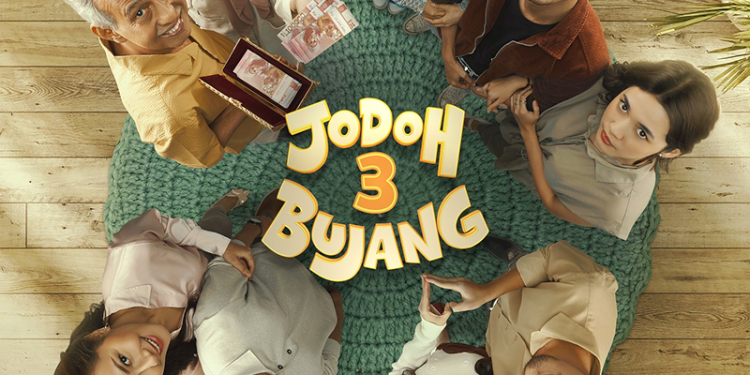 Poster film Jodoh 3 Bujang.