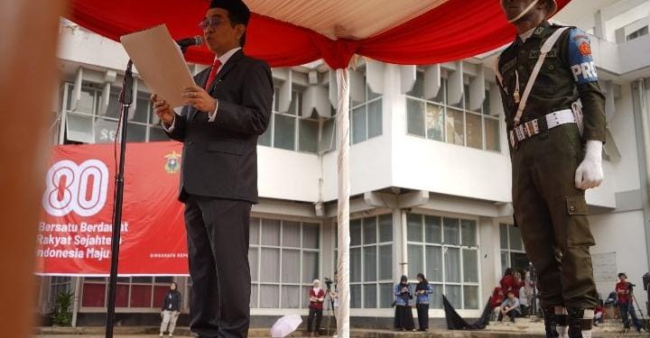Upacara HUT RI ke-80, Rektor Unhas Komitmen Bakal Perkuat Prestasi Global