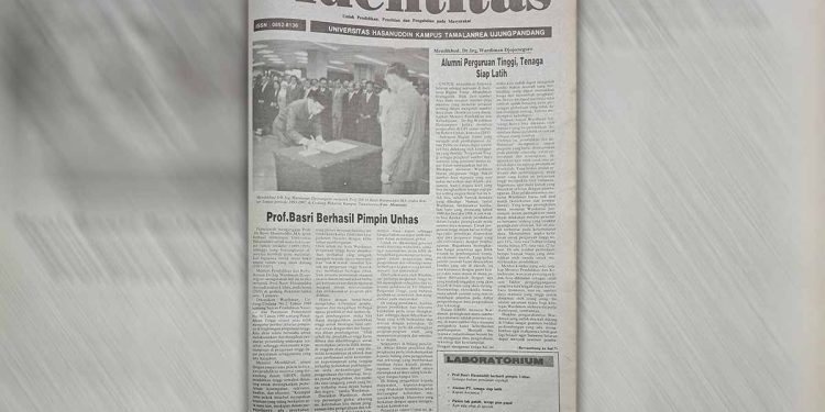 Halaman utama identitas edisi Akhir September 1993. Foto: Arsip identitas