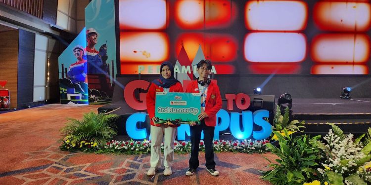 Mahasiswa Unhas Raih Runner Up 3 Debat Nasional Pertamina Goes to Campus